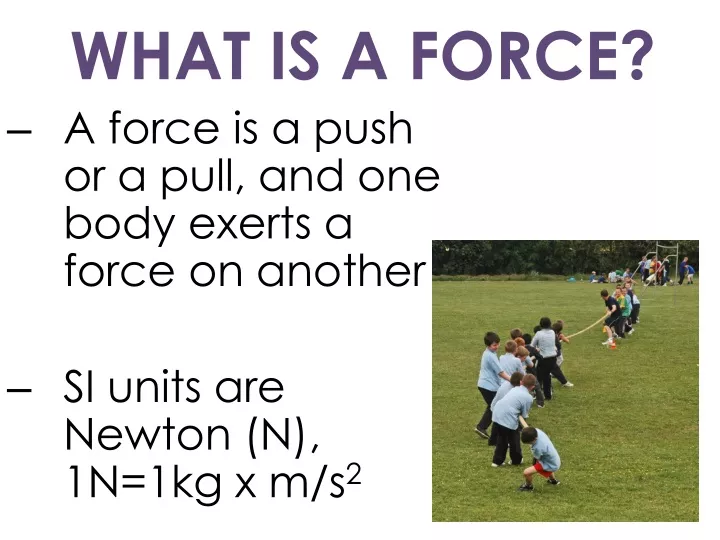 what is a force