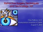 Refractive Surgery Techniques - slide 1