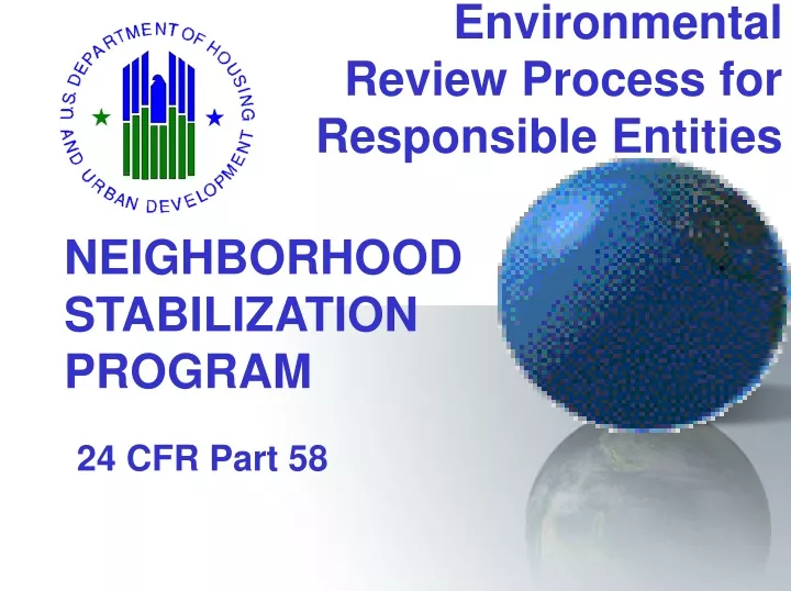 environmental review process for responsible entities