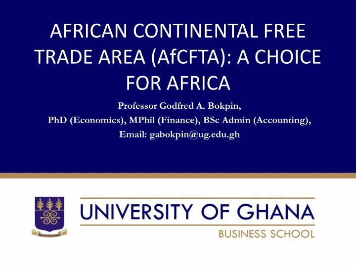 african continental free trade area afcfta a choice for africa