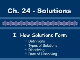 Ch. 24 - Solutions