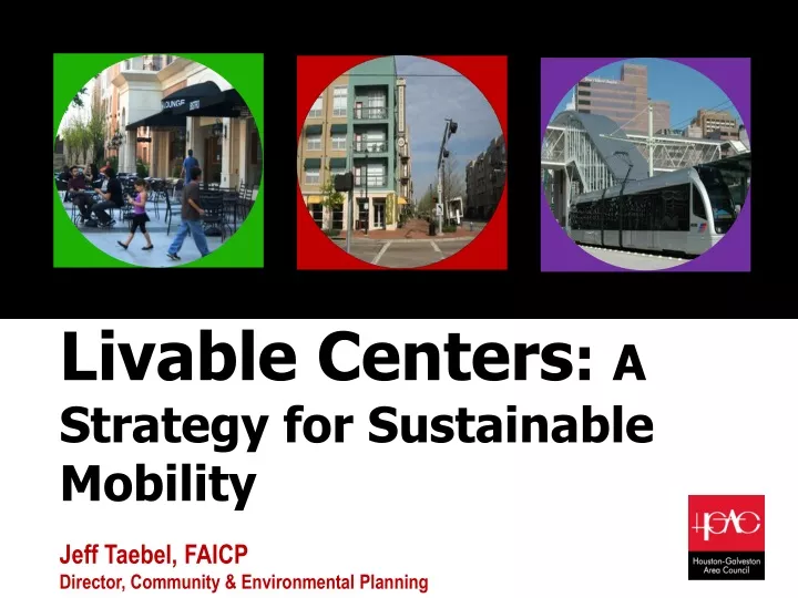 livable centers a strategy for sustainable
