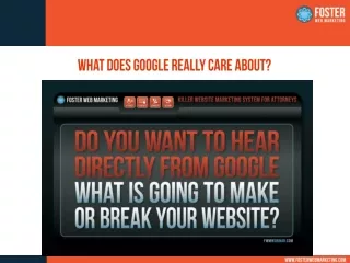 What Does Google REALLY Care About?