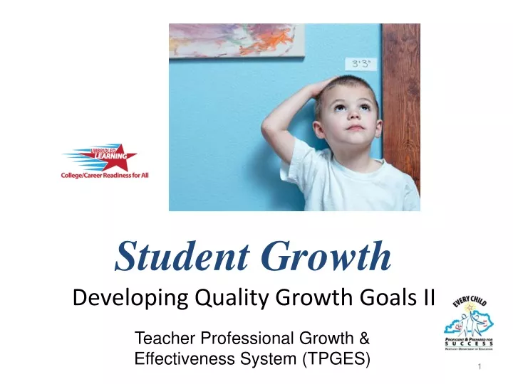 student growth developing quality growth goals ii