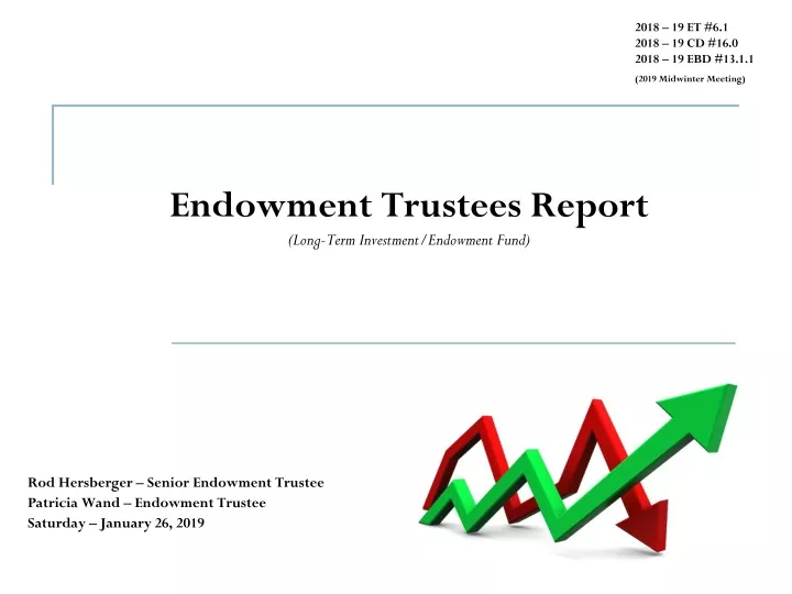 endowment trustees report long term investment endowment fund