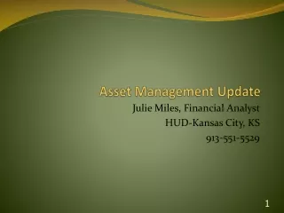 Asset  Management Update