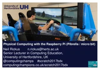 Physical Computing with the Raspberry Pi (Pibrella / micro:bit)