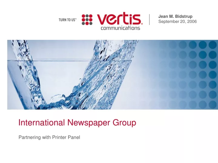 international newspaper group