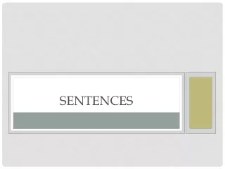 Sentences