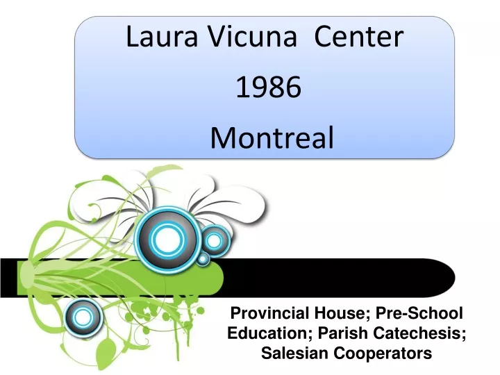 provincial house pre school education parish
