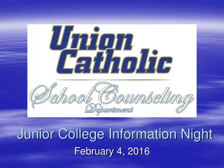 junior college information night
