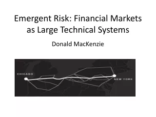 Emergent Risk: Financial Markets as Large Technical Systems