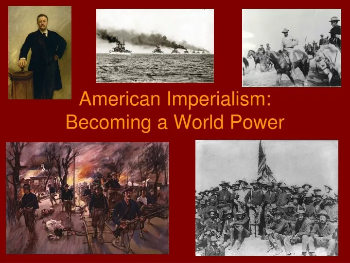 american imperialism becoming a world power