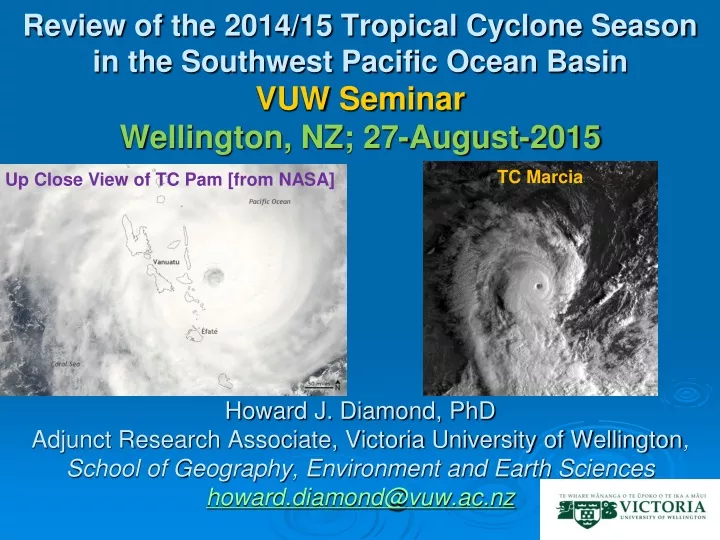 review of the 2014 15 tropical cyclone season