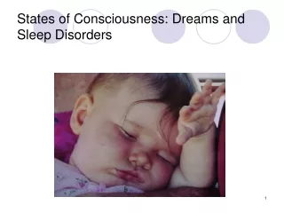 States of Consciousness: Dreams and Sleep Disorders
