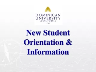 New Student Orientation &amp; Information