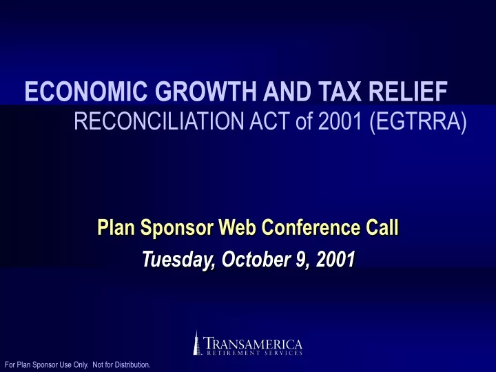 economic growth and tax relief reconciliation act of 2001 egtrra