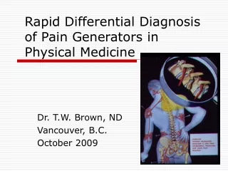 Rapid Differential Diagnosis of Pain Generators in Physical Medicine
