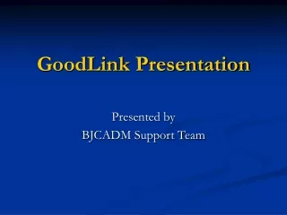 GoodLink Presentation