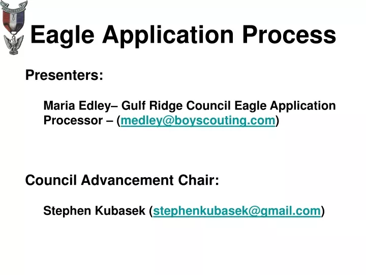 eagle application process