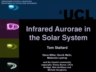 Infrared Aurorae in the Solar System
