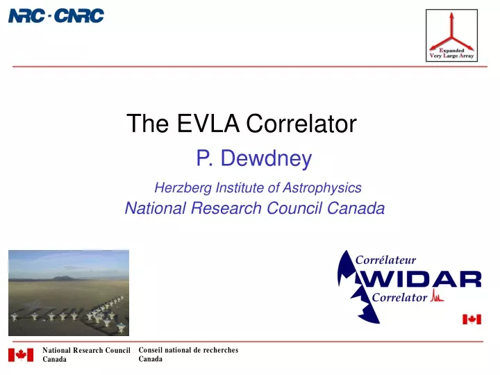 the evla correlator