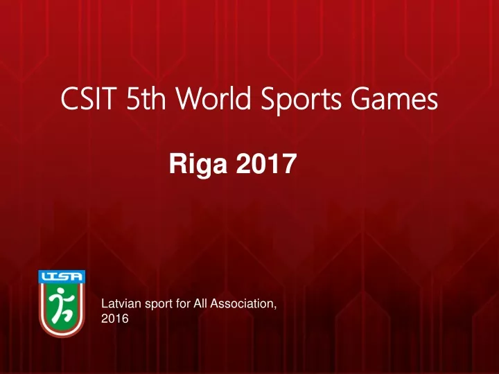 csit 5th world sports games