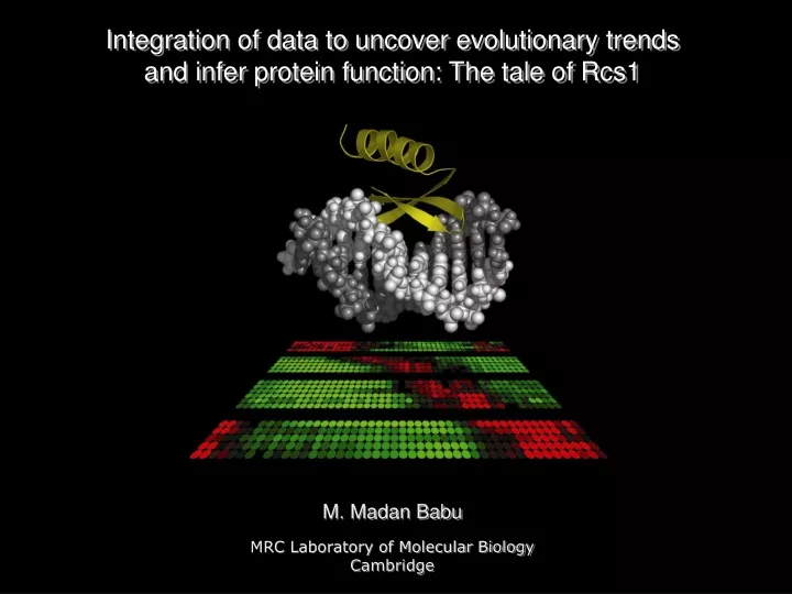 integration of data to uncover evolutionary