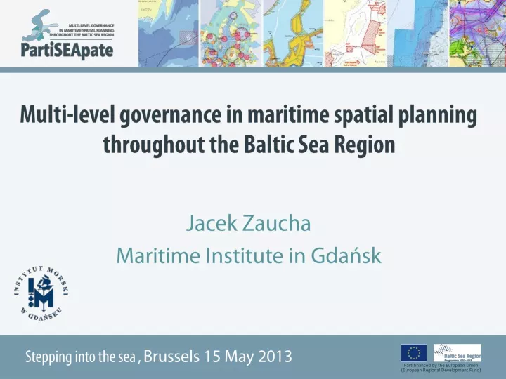 multi level governance in maritime spatial planning throughout the baltic sea region
