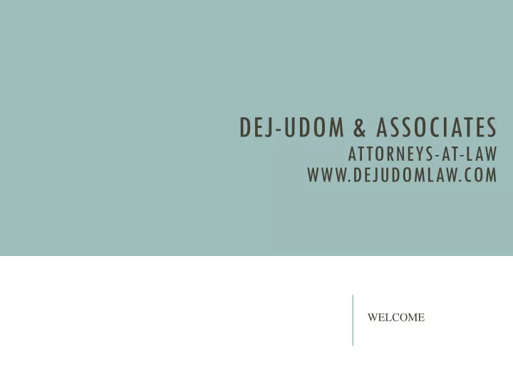 dej udom associates attorneys at law www dejudomlaw com