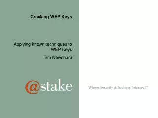 Cracking WEP Keys