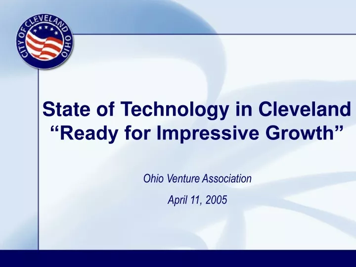 state of technology in cleveland ready