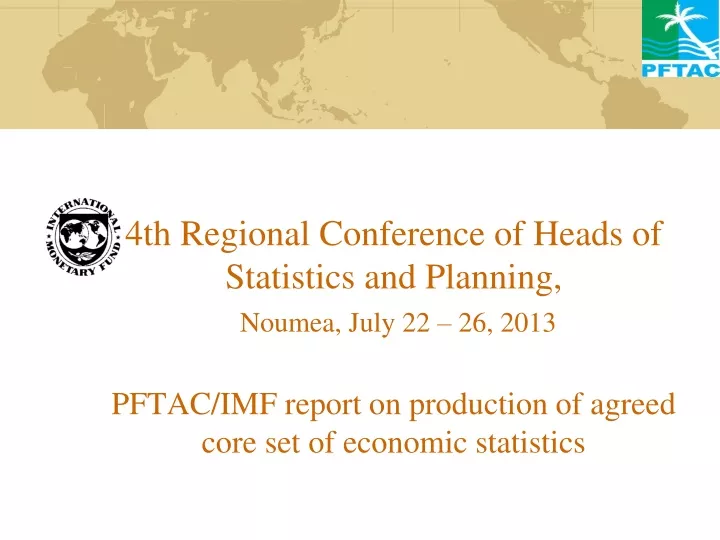 4th regional conference of heads of statistics