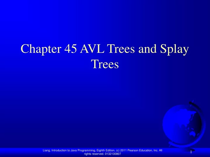 chapter 45 avl trees and splay trees