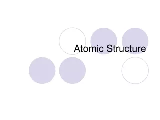 Atomic Structure