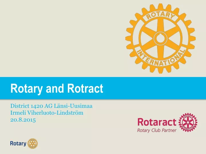rotary and rotract district 1420 ag l nsi uusimaa