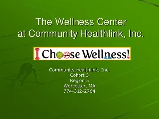 The Wellness Center  at Community Healthlink, Inc.