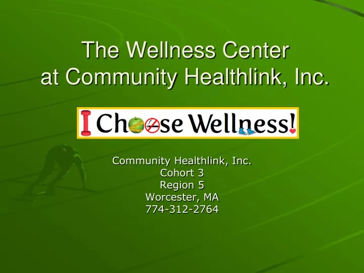 the wellness center at community healthlink inc