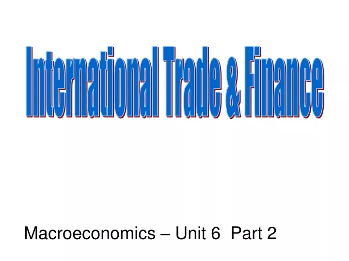 international trade finance