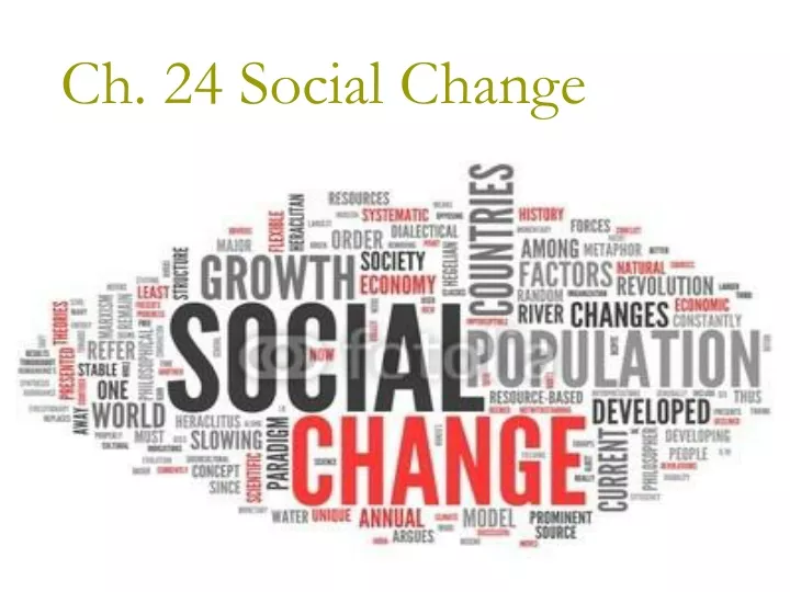 ch 24 social change