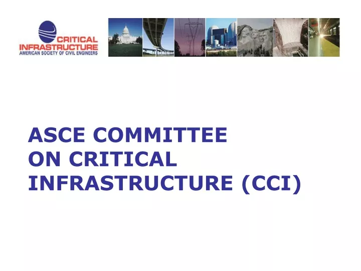 asce committee on critical infrastructure cci