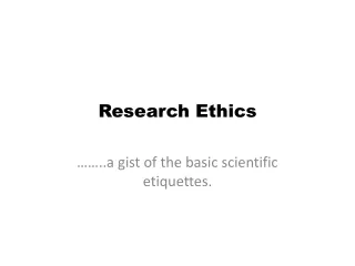 Research Ethics