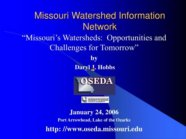 missouri watershed information network