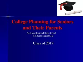 College Planning for Seniors and Their Parents