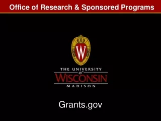 Office of Research &amp; Sponsored Programs