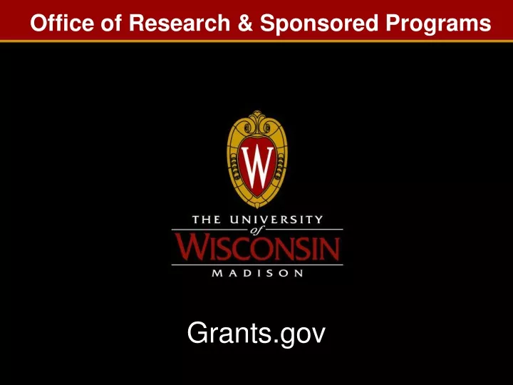 office of research sponsored programs