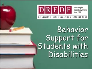 behavior support for students with disabilities