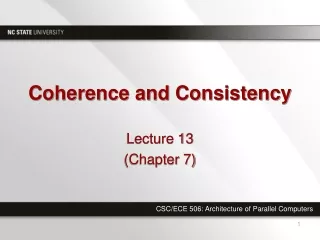 Coherence and Consistency