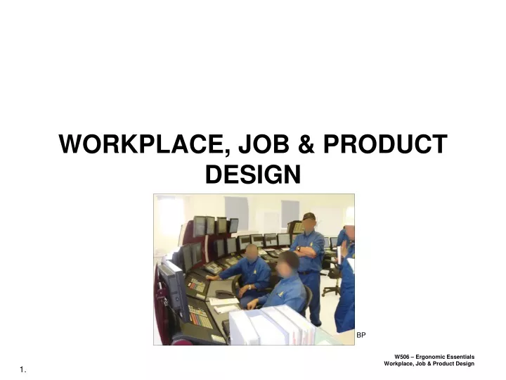 workplace job product design