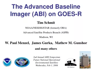 The Advanced Baseline Imager (ABI) on GOES-R